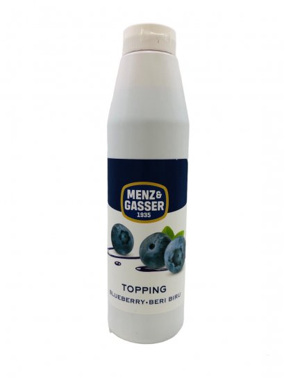 ท็อปปิ้ง รสบลูเบอรี่-Menz Blueberry Topping (750ก.)