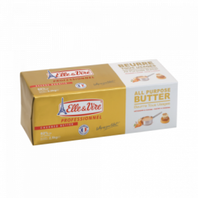 เนย Elle &amp; Vire All purpose unsalted butter 82 %