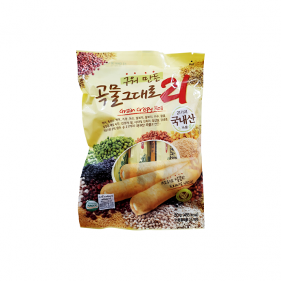 ขนมธัญพืชสอดไส้ครีมชีส (เกรน คริสปี้ โรล)