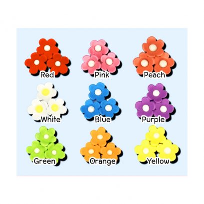 น้ำตาลดอกไม้จิ๋ว ขนาด 2 cm