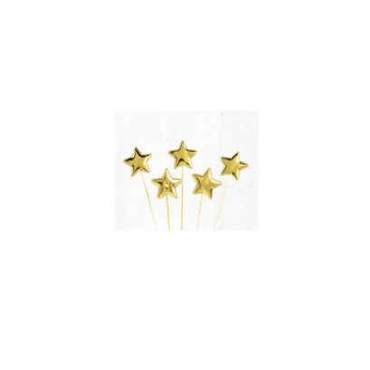 ป้ายดาว-ฟองน้ำPUตกแต่งเค้ก (สีทอง)