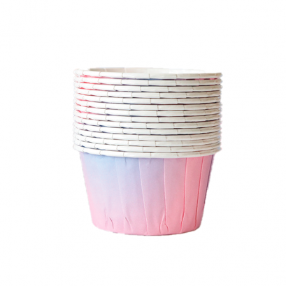 ถ้วยคัพเค้กยูนิคอร์นไล่สี