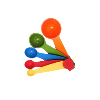 ช้อนตวงสีพลาสติก