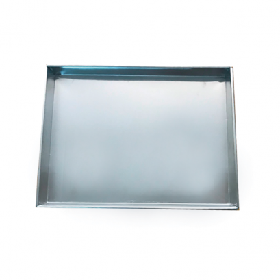 11 x 15 x 1 นิ้ว ขอบตรง ถาดอลูมิเนียม