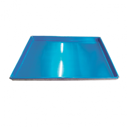 13 x 18 x 1 นิ้ว ขอบตรง ถาดอลูมิเนียม