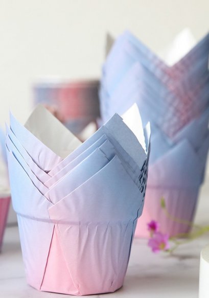 ถ้วยมัฟฟินยูนิคอร์นไล่สี