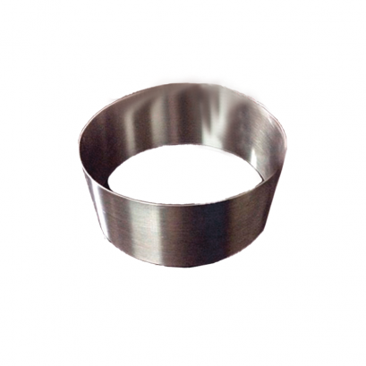 5&quot; x สูง 2&quot; (1/2 ป.) วงเค้กสแตนเลสหนา กลม