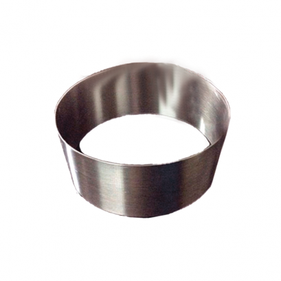 6&quot; x สูง 2&quot; (1 ป.)วงเค้กสแตนเลสหนา กลม