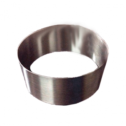 8&quot; x สูง 2&quot; (3 ป.) วงเค้กสแตนเลสหนา กลม