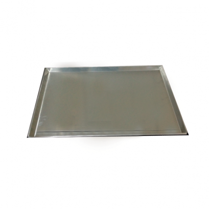 11 x 16 x 1 นิ้ว ขอบตรง ถาดอลูมิเนียม