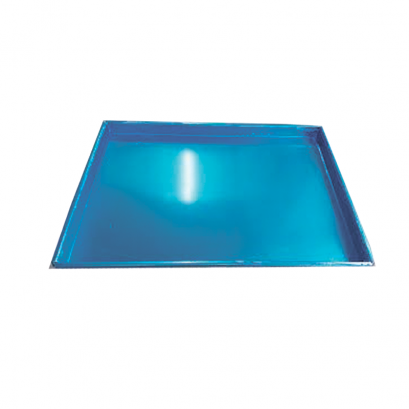 11 x 16 x 1 นิ้ว ขอบเอียง ถาดอลูมิเนียม