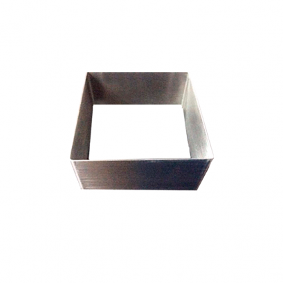 5&quot;x5&quot;x2&quot; (1 ป.) วงเค้กสแตนเลสหนา สี่เหลี่ยม