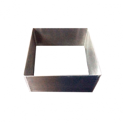 7&quot;x7&quot;x2&quot; (3 ป.) วงเค้กสแตนเลสหนา สี่เหลี่ยม