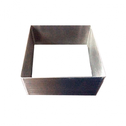 8&quot;x8&quot;x2&quot; (4 ป.) วงเค้กสแตนเลสหนา สี่เหลี่ยม