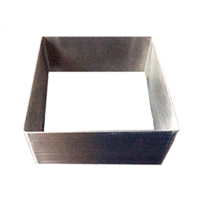 9&quot;x9&quot;x2&quot; (5 ป.) วงเค้กสแตนเลสหนา สี่เหลี่ยม