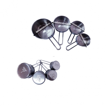 ถ้วยตวงสแตนเลสชุด 4 ชิ้น