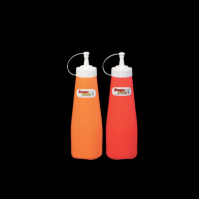 9091 ขวดซอส16ออนซ์ คละสี (500ml)