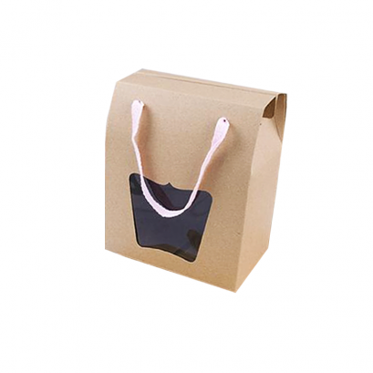 ก.9.8xย.14.8xส.17.5 cm กล่องคุ๊กกี้ 500 g คราฟ หูเชือก