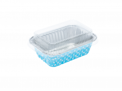 4004 ฟ้าจุด-ถาดฟอล์ยเหลี่ยมS&amp;S