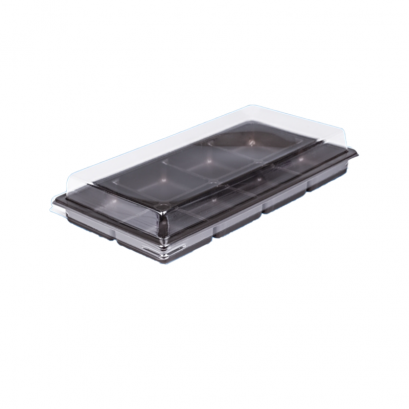 E81 เค้กชิ้น8ช่อง (ฐานน้ำตาล)