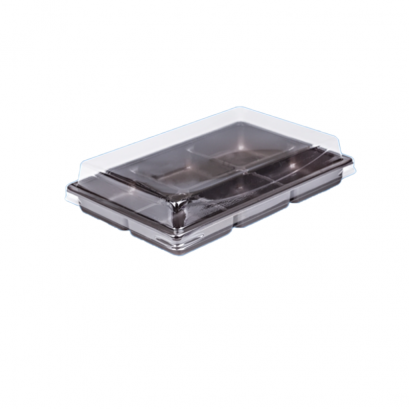 E82 เค้กชิ้น6ช่อง (ฐานน้ำตาล)