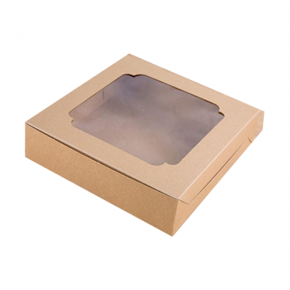 ก.24.5xย24.5xส.6.5 cm กล่องคราฟ (2 ปอนเตี้ย)