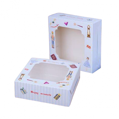 ก.8.1xย.8.1xส.2.8 cm กล่องบราวนี่ 1 ชิ้น ฟ้า