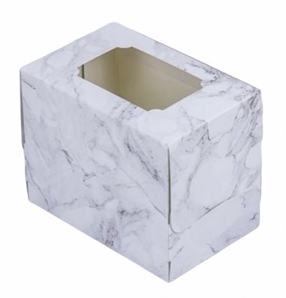 ก.7.5xย.11.5xส.9 cm กล่องเค้ก 1 ชิ้น มาเบิล ไวท์วีนัส