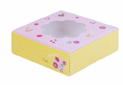 ก15xย.15xส.5 cm กล่องชิฟฟ่อนเหลืองเบเกอรี่