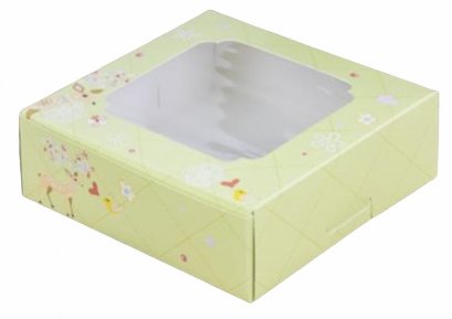 ก15xย.15xส.5 cm กล่องชิฟฟ่อนเขียว