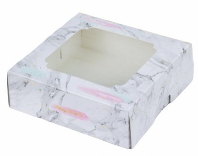 ก15xย.15xส.5 cm กล่องชิฟฟ่อน ลายหินอ่อน