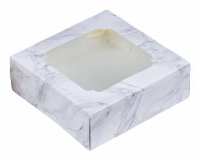 ก15xย.15xส.5 cm กล่องชิฟฟ่อน มาเบิล ไวท์วีนัส