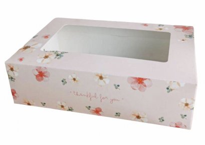 ก15xย.22xส.6.2 cm กล่องทรงแบน ลาย มินิ ฟลาวเวอร์