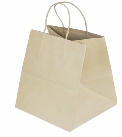 1 ปอนด์ ถุงกระดาษหูเกลียว คราฟน้ำตาลใส่กล่องเค้ก