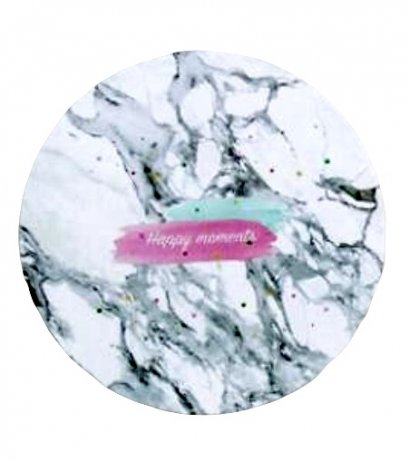 ฐานรองเค้ก ลายหินอ่อน