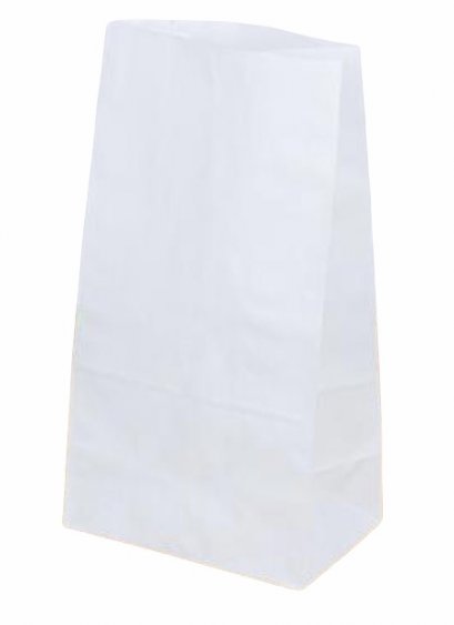 14.6x9xสูง 27cmถุงกระดาษพับข้าง สีขาว
