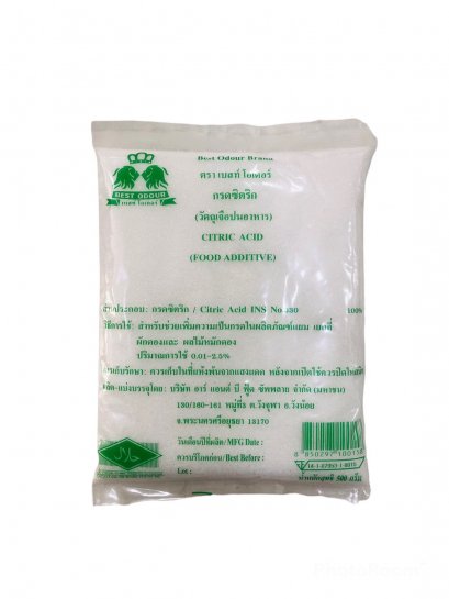 กรดมะนาว ตราเบสโอเดอร์ (Citric Acid)(500ก.)