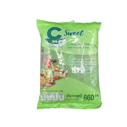 น้ำเชื่อมไฮฟรุคโตส Cบนใบไม้