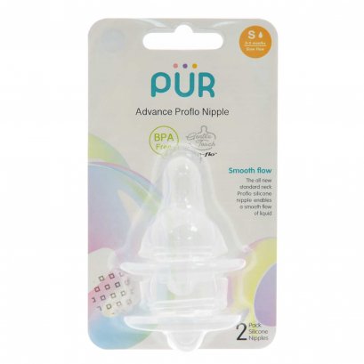 จุกนม รุ่น Advanced คอธรรมดา ขนาดเล็ก สำหรับเด็กแรกเกิด แพ็ค 2 ชิ้น