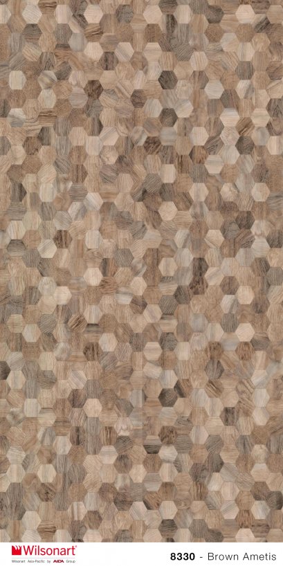 ลามิเนท ลวดลาย 8330UM / Wilsonart Laminate Brown Ametis