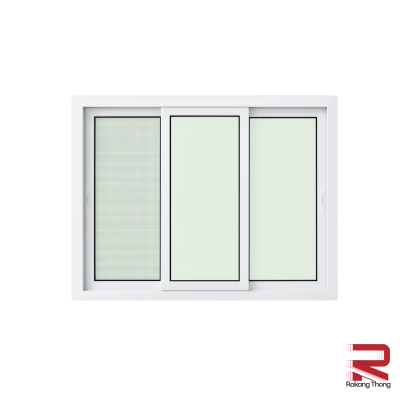 หน้าต่างบานเลื่อนยูพีวีซี  7.3 สีขาว winstar