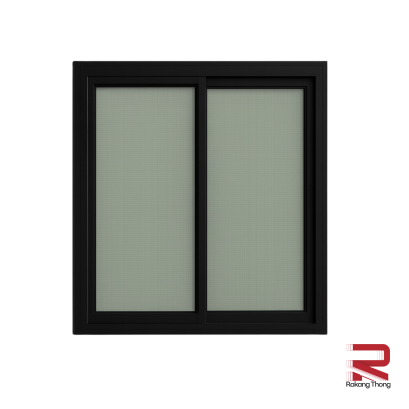 Black Winking Aluminum Sliding Window