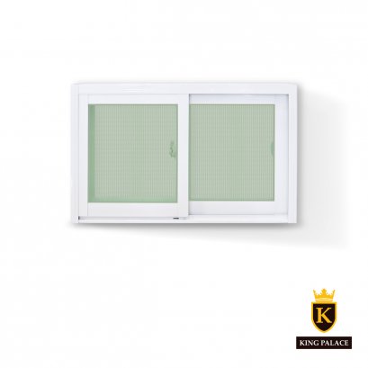 Aluminum Sliding Window, Stainless Steel Screen + Safety Glass