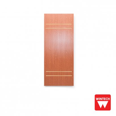 UPVC Door, Modern Pattern, Red oak color, Wintech