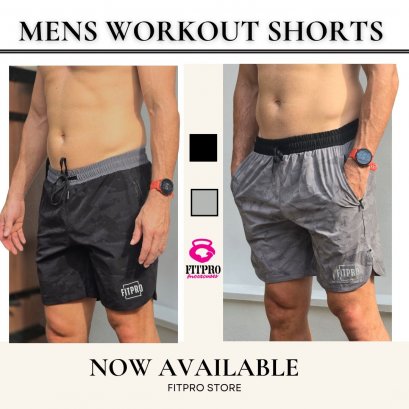 กางเกงออกกำลังกาย ผู้ชาย Man Gym Short workouts | Crossfit Short | by fitprostore