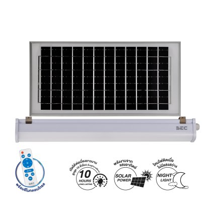 โคมไฟ BATTEN LED โซลาร์เซลล์ รุ่น Panther