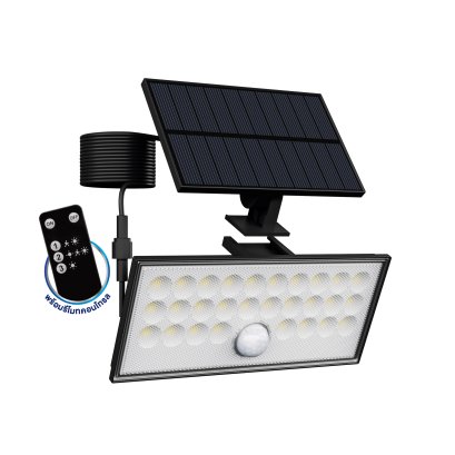 โคมไฟติดผนัง LED โซลาร์เซลล์ รุ่น Split