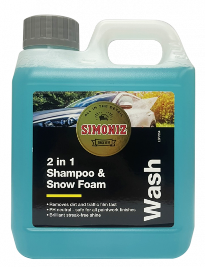 SM. Shampoo & Snow Foam 2 in 1 ไซโมไนซ์ แชมพู แอนด์ สโนว์ โฟม 1 ลิตร