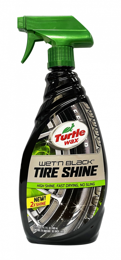 TW. Wet n' Black Tire Shine 23 oz  สเปรย์สำหรับล้ยางและล้อแม็กซ์ ทำความสะอาด เพิ่มความเงางามและปกป้องในขั้นตอนเดียว ขนาด 680 มล.