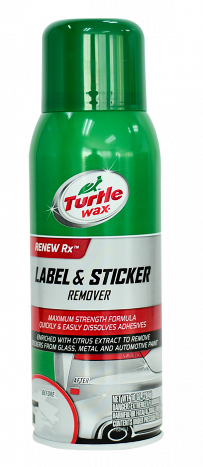 TW.  Label & Sticker Remover Spray 10 oz เทอร์เทิ่ลแว็กซ์ สเปรย์ล้างคราบกาวและสติ๊กเกอร์ 295 :cc.